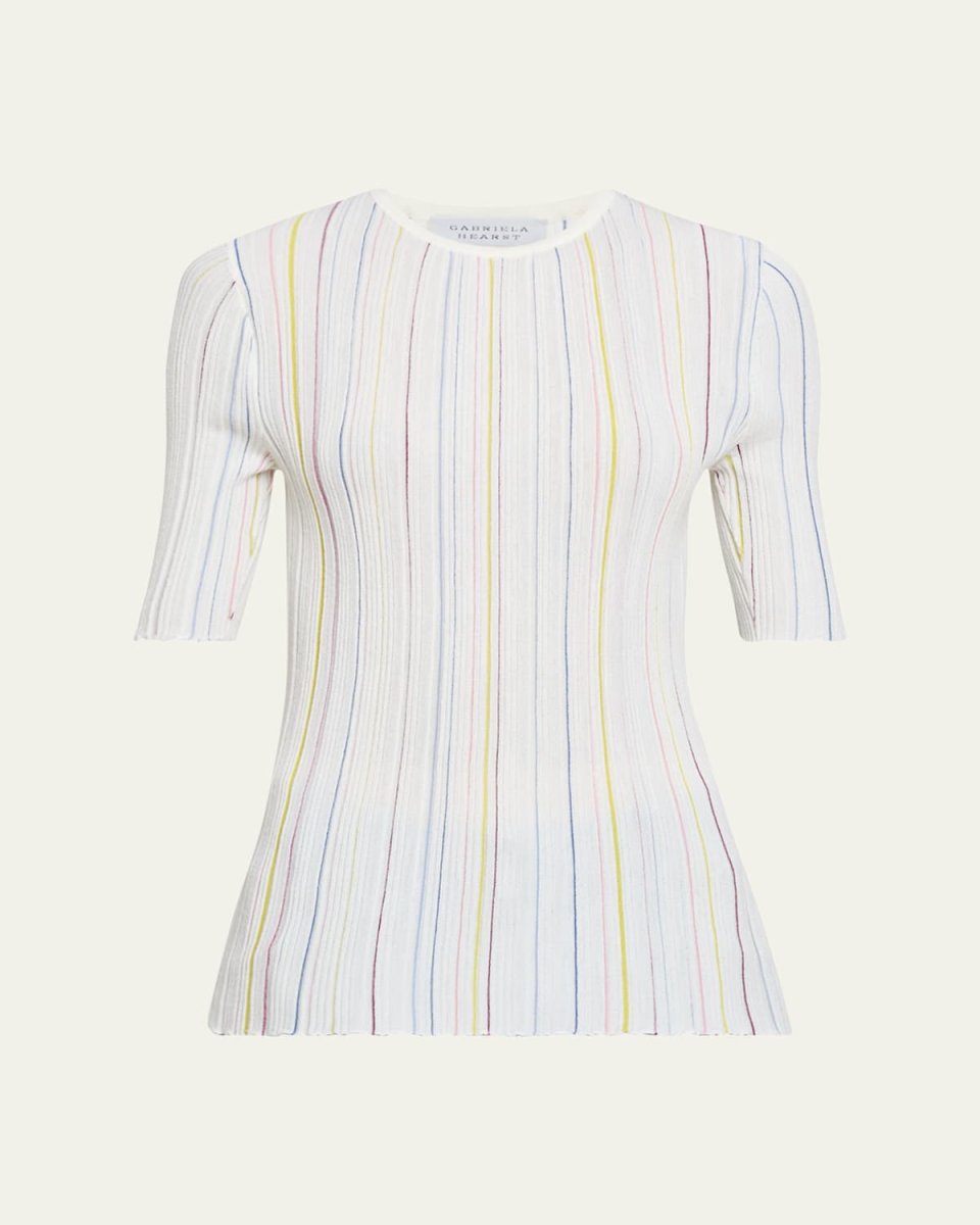 Fitz Stripe Wool Top
